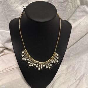 Noir Elegant Gold and Black Necklace